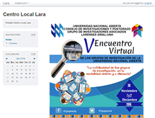 Tablet Screenshot of lara.una.edu.ve