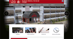 Desktop Screenshot of literatura.una.ac.cr