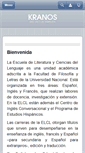 Mobile Screenshot of literatura.una.ac.cr