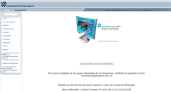 Desktop Screenshot of dip.una.edu.ve