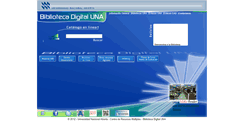 Desktop Screenshot of biblo.una.edu.ve
