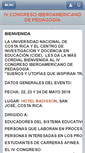 Mobile Screenshot of congresopedagogia.una.ac.cr