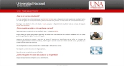Desktop Screenshot of correo.una.ac.cr