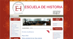 Desktop Screenshot of historia.una.ac.cr